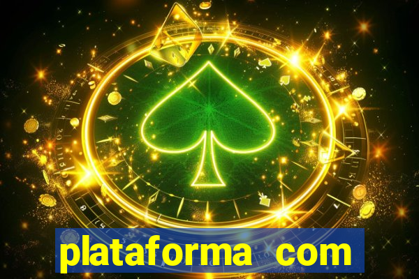 plataforma com chuva de dinheiro